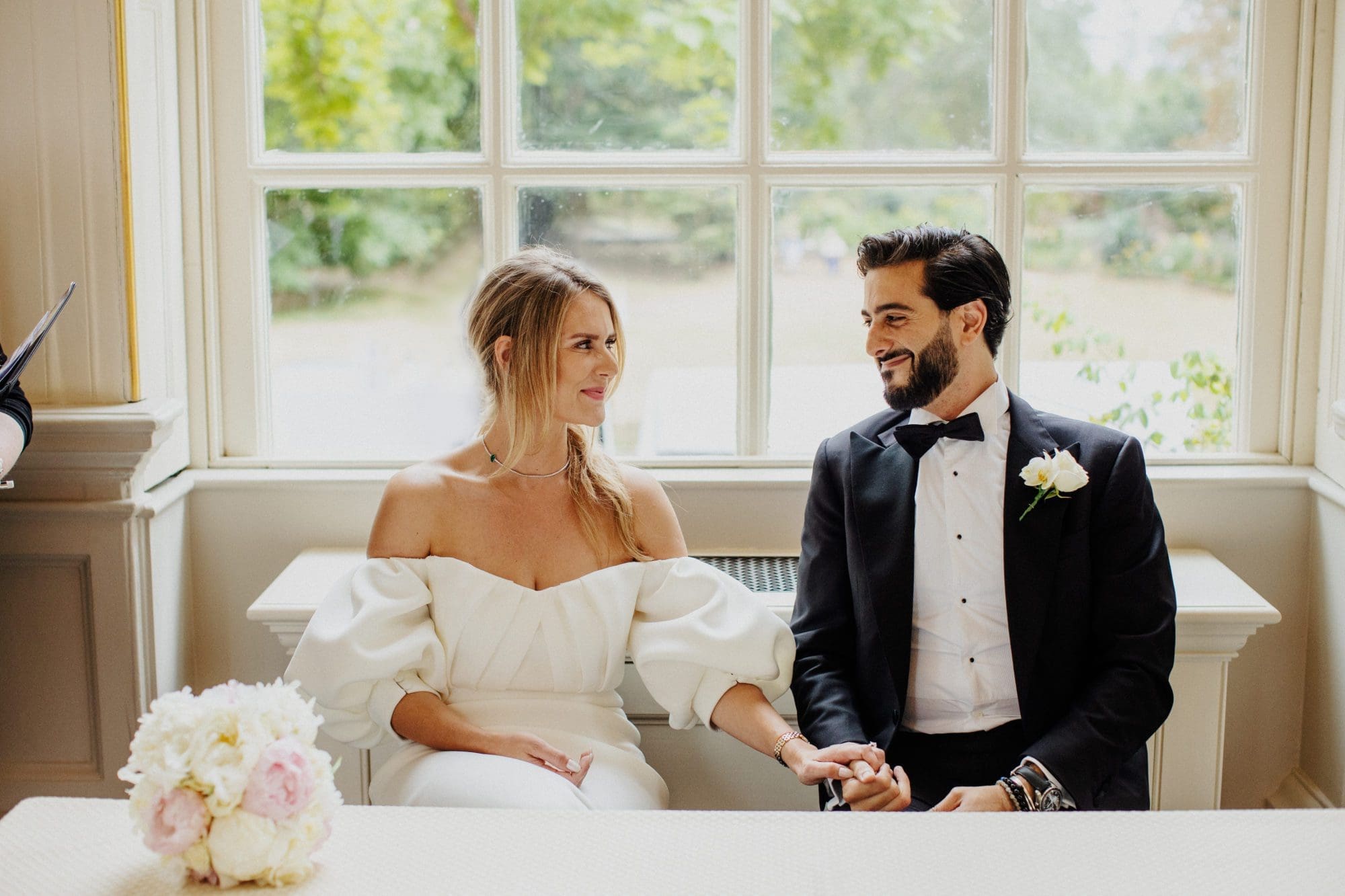 wedding photography at Orleans House Gallery