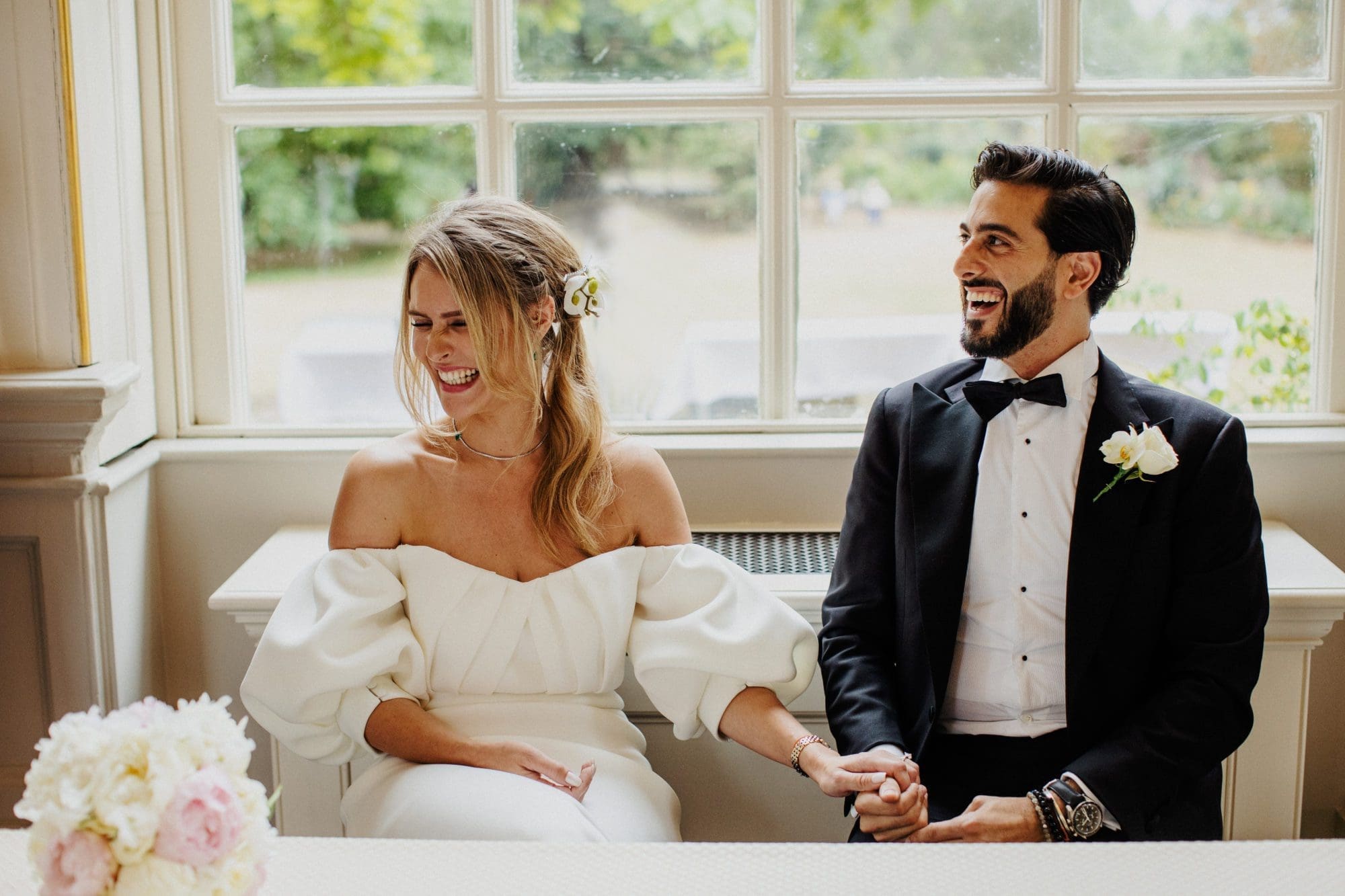 wedding photography at Orleans House Gallery