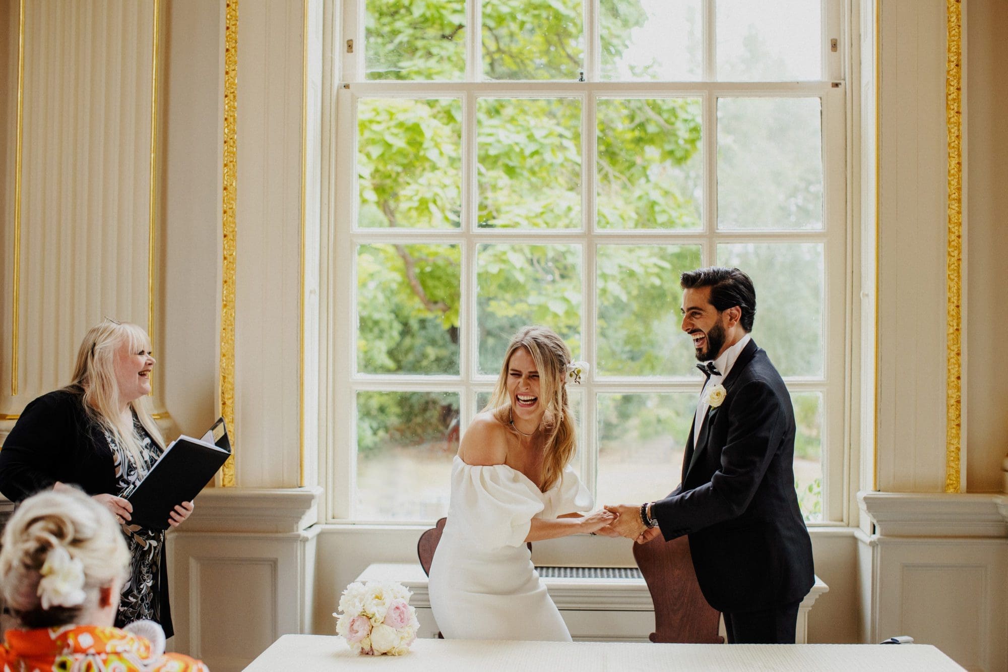 wedding photography at Orleans House Gallery