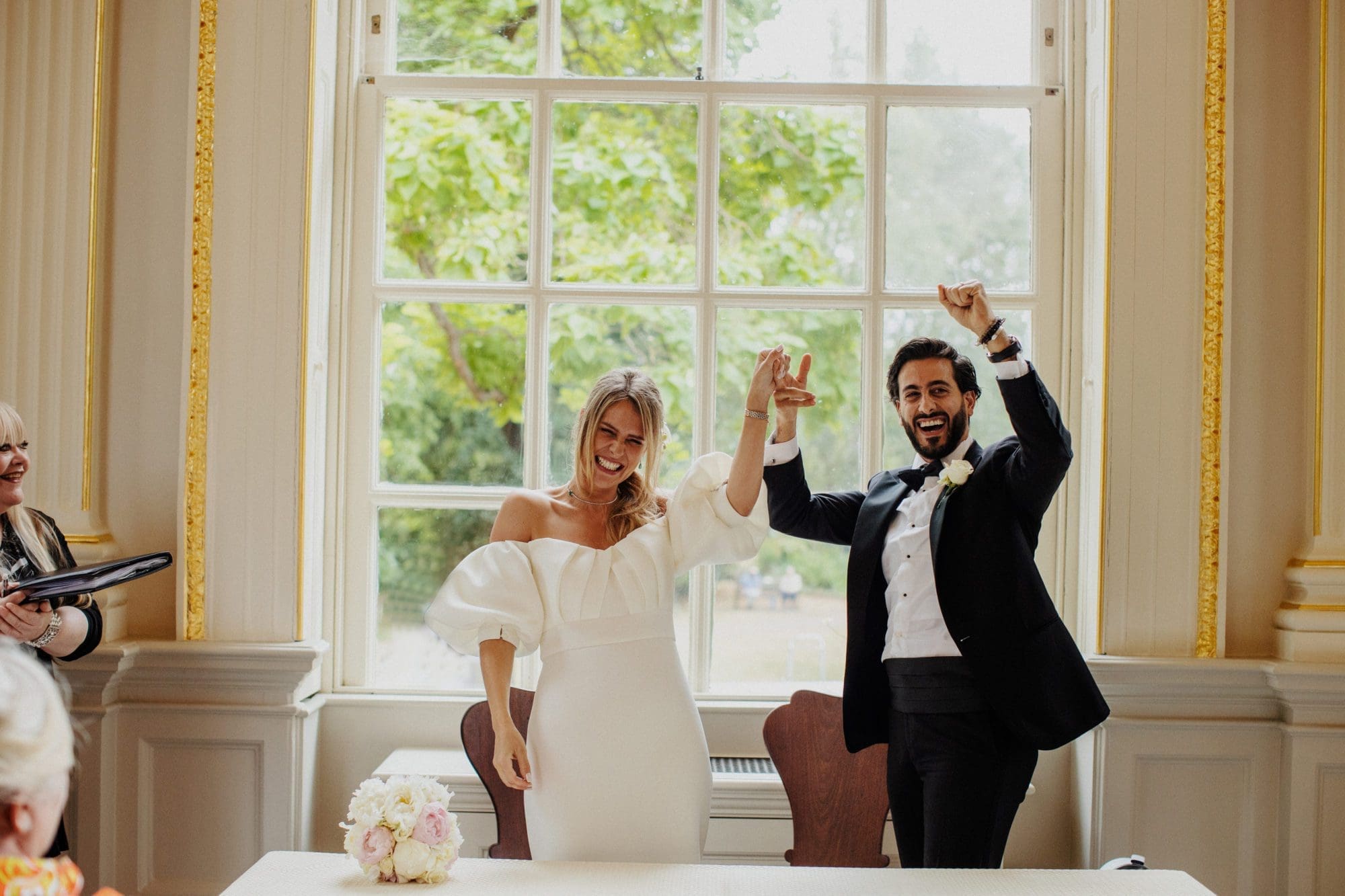 wedding photography at Orleans House Gallery