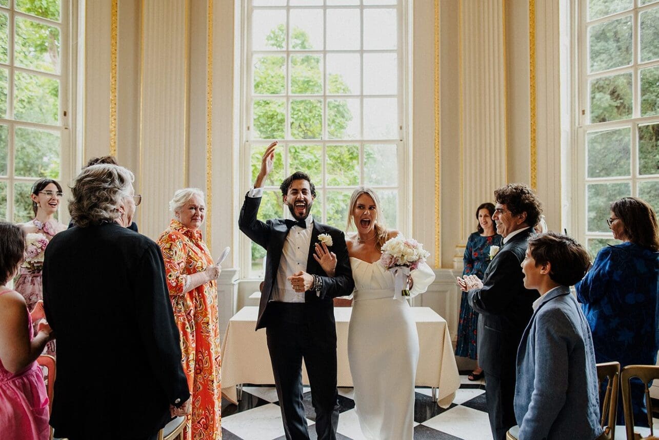 wedding photography at Orleans House Gallery