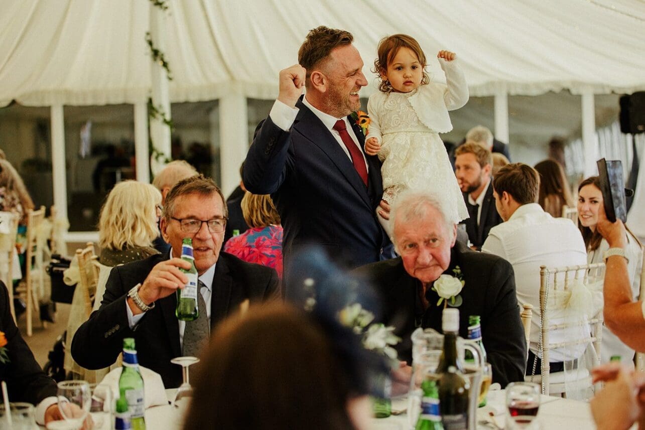 wedding at Shenley Cricket club