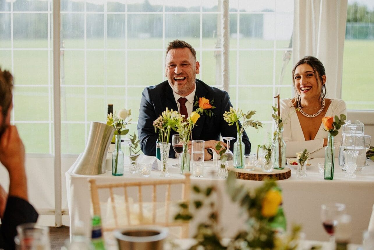 wedding at Shenley Cricket club